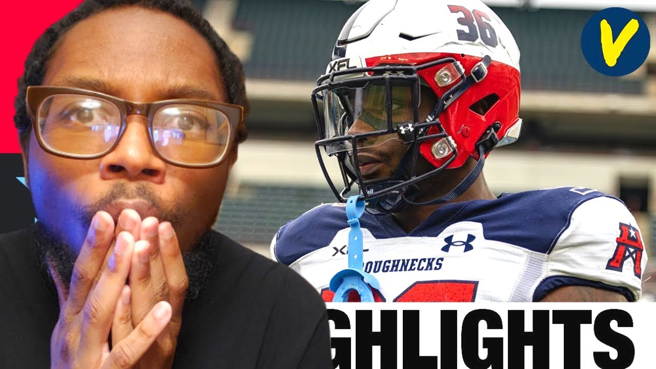 Houston Roughnecks vs Arlington Renegades XFL Highlights Reaction