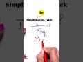 Simplification daily Math's Trick