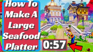 How To Make A Large Seafood Platter In Disney Dreamlight Valley Content
