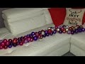 Christmas Décor- DIY Christmas Ball Garland (Christmas Decorating Ideas)