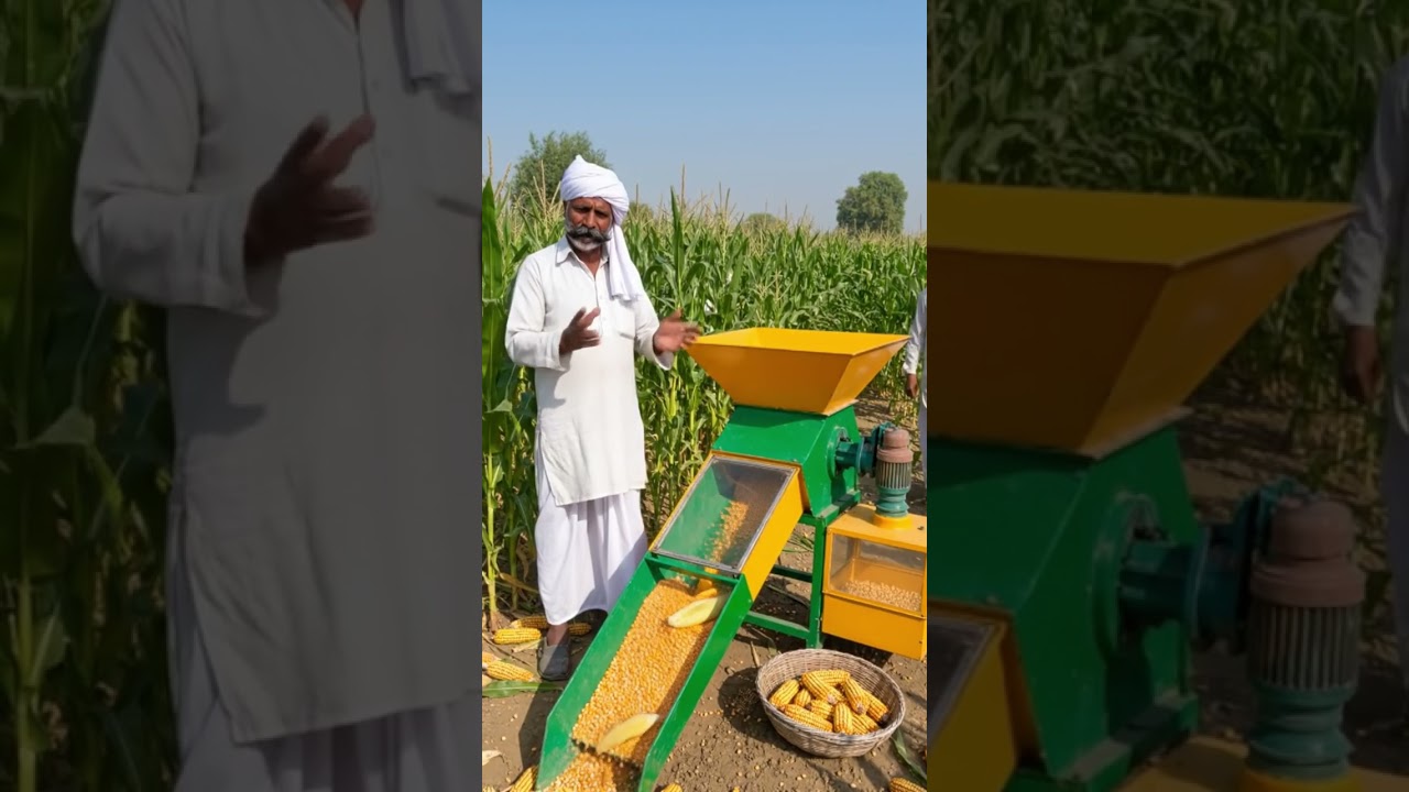 😱 મકાઈમાંથી દાણા કાઢતી સ્માર્ટ મશીન! ખેડૂતની મહેનત અડધી થઈ 🌽🚜