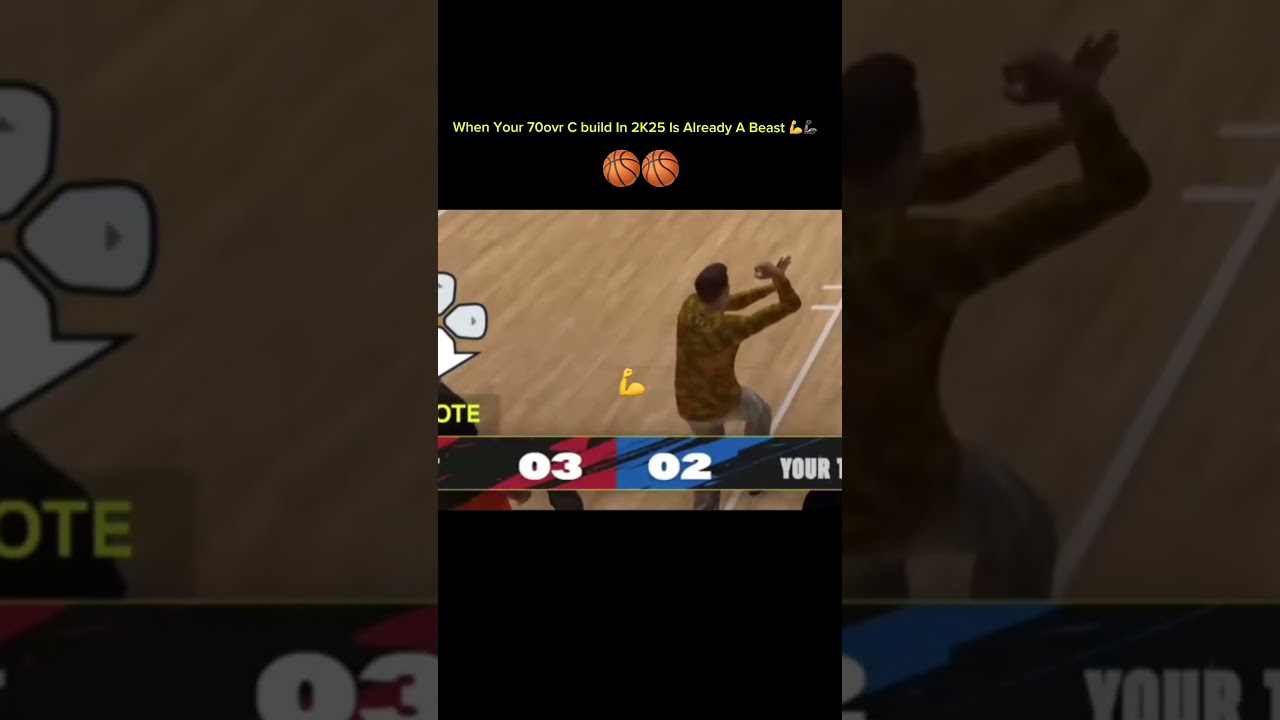 Going Crazy With My 70ovr Center Build In 2K25 MC!!! 