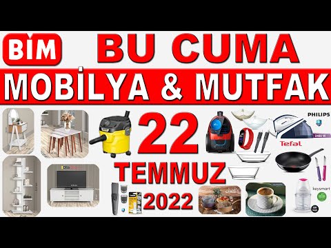 BİM MOBİLYA AKSESUAR VE MUTFAK BU CUMA | BİM 22 TEMMUZ 2022 KATALOĞU | BİM AKTÜEL CUMA KATALOĞU