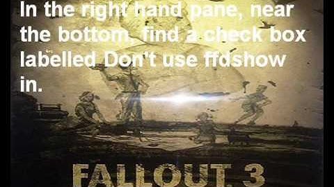 How To fix Fallout 3 startup Crash to desktop
