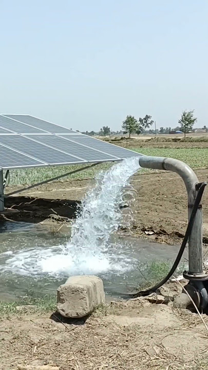 3hp solar water pump full power #agriculture