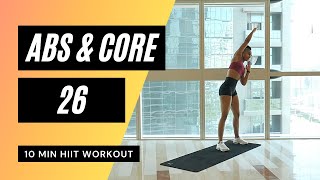 10 MIN ABS & CARDIO FAT BURN | Core Workout 