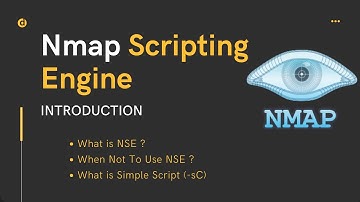 Nmap Scripting Engine (NSE) | Introduction