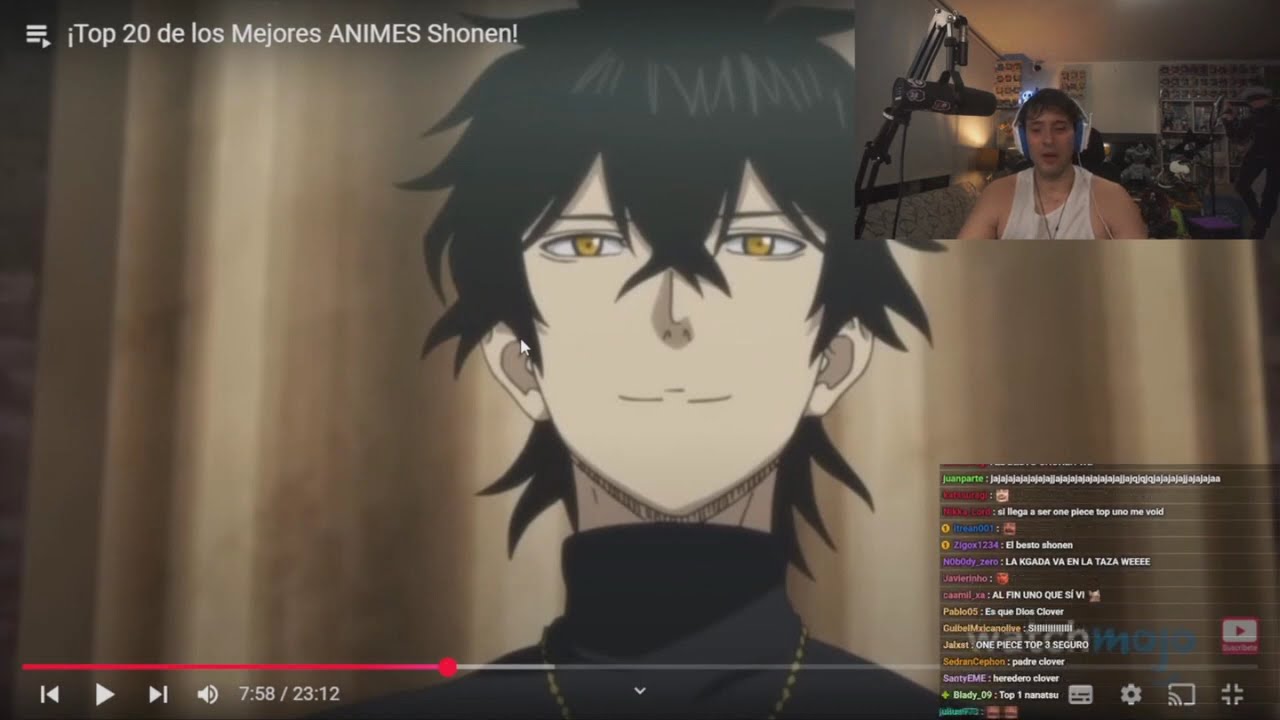 GUIBEL REACCIONA AL PEOR TOP DE SHONENS