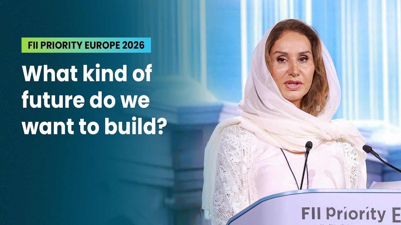 H.R.H. Dr. Maha Bint Mishari Al Saud, CEO, FII Institute | FII PRIORITY Europe 2026 | Day 2