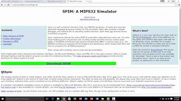 How to install PCSPIM software for MIPS