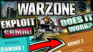 Warzone HOW TO Get EASY LOBBIES! DOES IT WORK? Warzone How To AVOID SBMM! Warzone SBMM IS BROKEN!