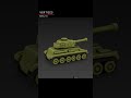 Stylized Cartoon Military Tank 3D Model