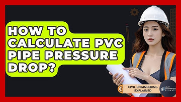 How To Calculate PVC Pipe Pressure Drop? - Civil Engineering Explained