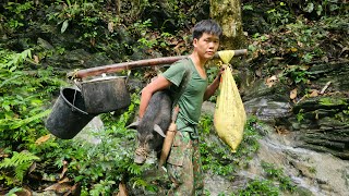 200 days of survival in the forest, hunting wild animals, forest birds, stream fish, spiny animals 200 days of survival in the forest, hunting wild animals, forest birds, stream fish, spiny animals