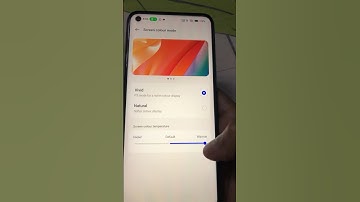 Adjust Screen Colour Mode on Realme Narzo 50