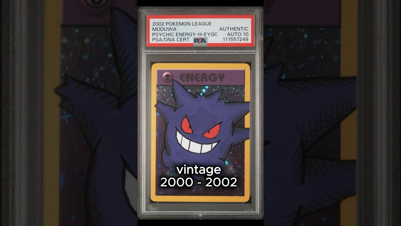 I Bet You've Never Seen These Amazing Vintage WOTC Holo Pokemon Energy Cards Before!