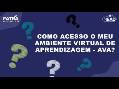 Tutorial de como acessar o ava na Fatra