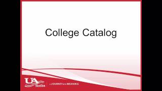 College Catalog