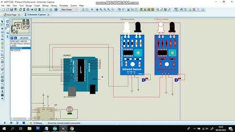 Membuat simulasi line follower menggunakan proteus dan arduino