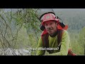 Husqvarna 572 XP®, talando árboles en Canadá