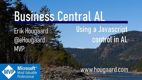 Use Javascript controls in Business Central