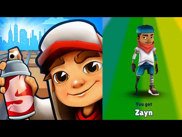 It appears Zayn's prosthetic leg magically switches from in game to the  Berlin Beats Seattle Edition 🤔🤔 : r/subwaysurfers