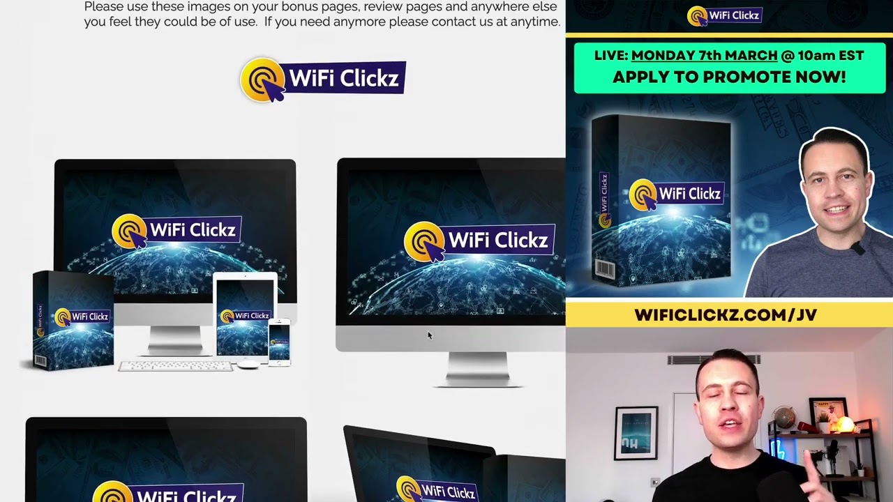 WiFi Clickz JV   Affiliate Video   Glynn Kosky   WarriorPlus