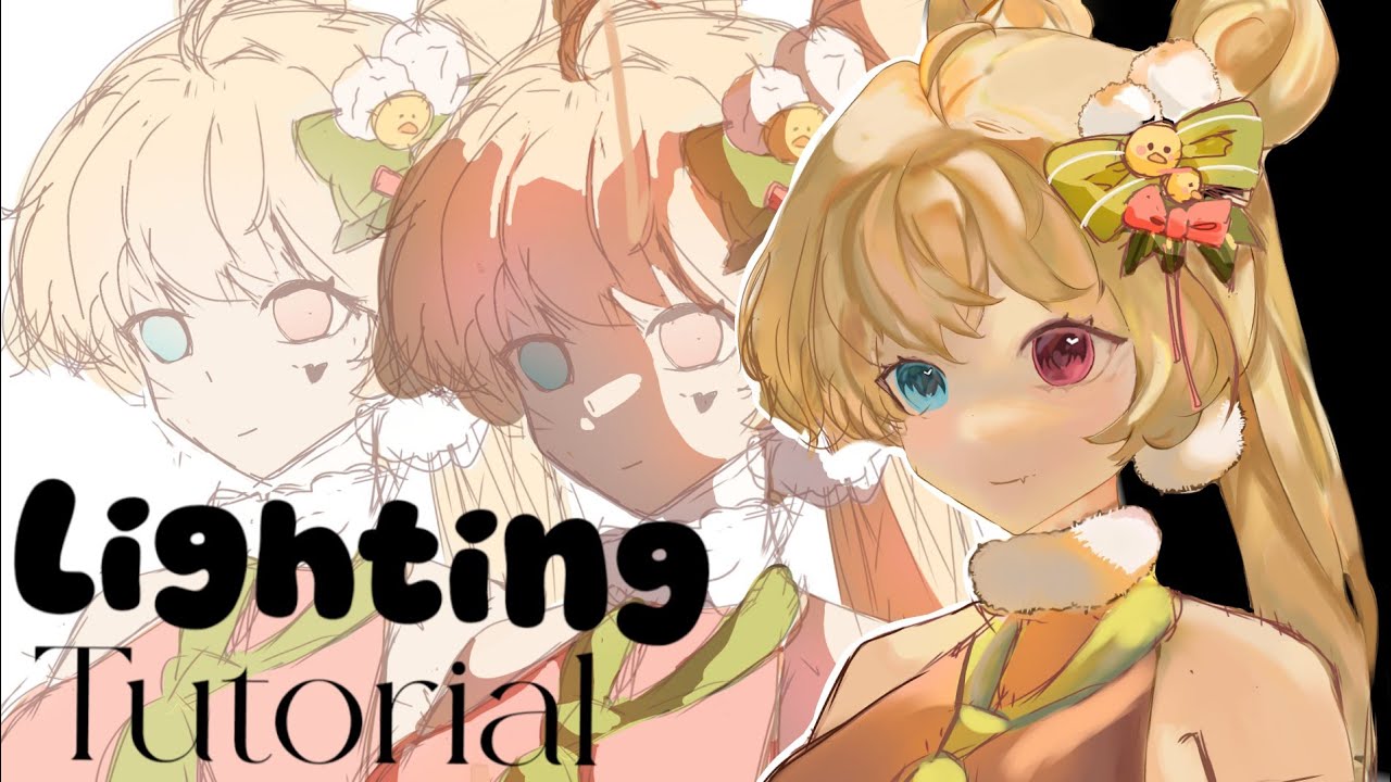 Lighting tutorial - begini cara lighting versi ku (IbisPaint X) - YouTube