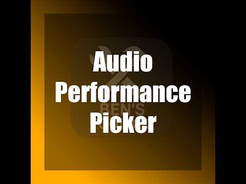 Video: Performance Picker