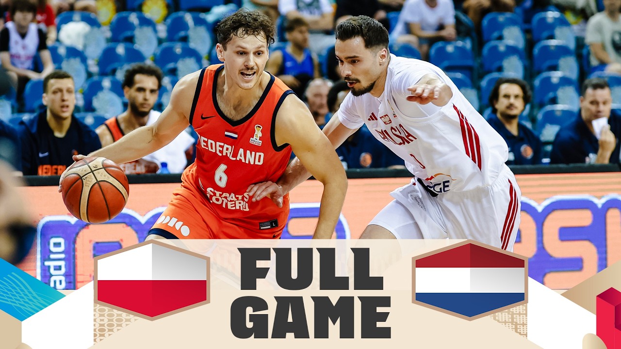 Poland v Netherlands | Full Basketball Game | FIBA Basketball World Cup 2027 European Qualifiers