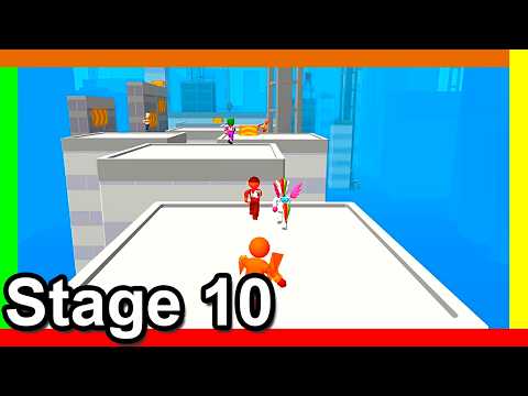 How to Play Parkour Race - Stage 6 [GAMEPLAY] poki.com 