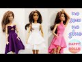 Easy DIY 👗 doll clothes no sew no glue #dolls #barbie #happydolls