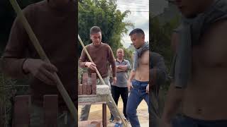 Rural Kung Fu Boy Smashes Bricks With One Palm