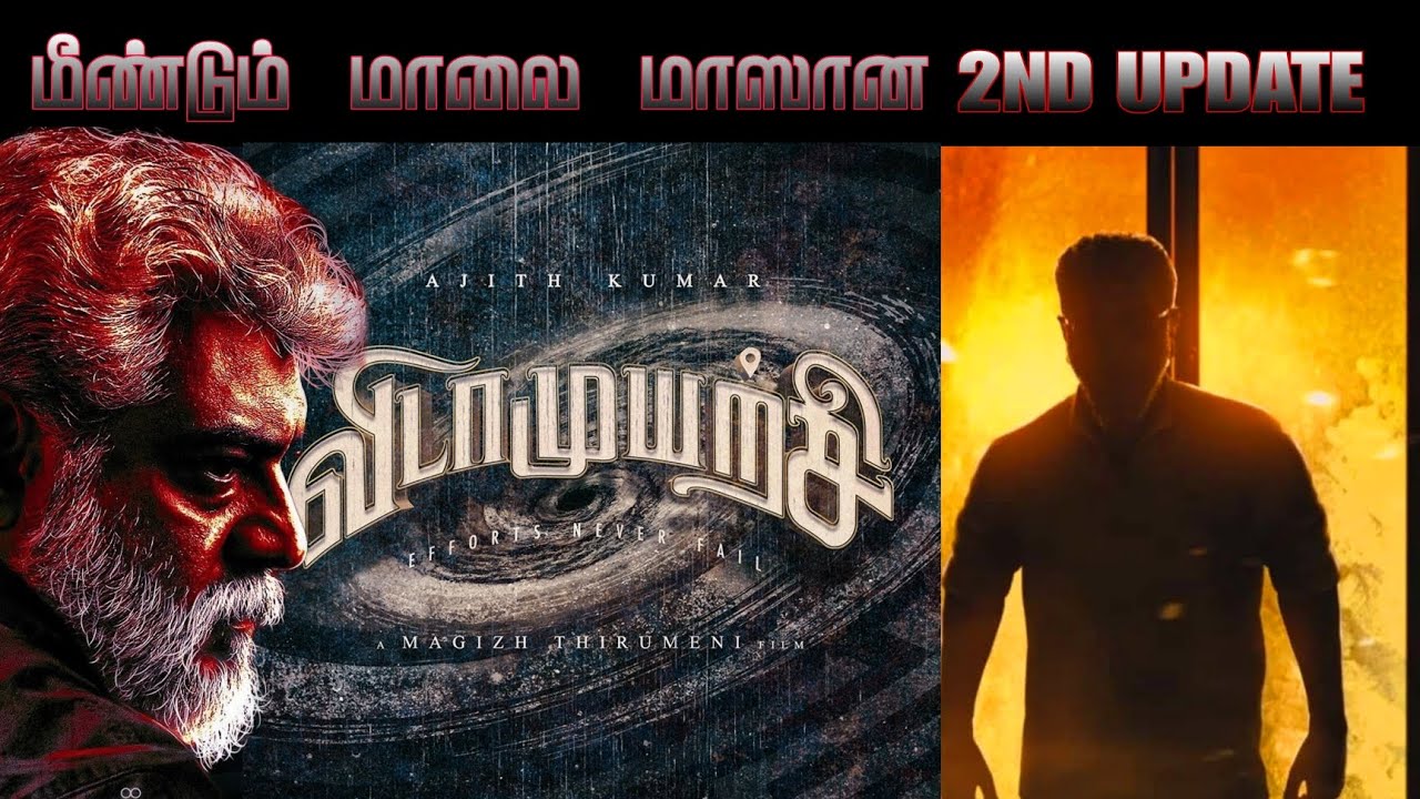 Vida Muyarchi official Motion Poster - Releasing on 6.00 Pm | AjithKumar | Magizh Thirumeni