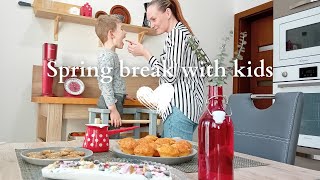 Kid Friendly Snack Recipes | inTHEmiddle of Spring Break with Kids | Family Vlog