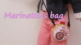 Miraculous Ladybug tutorial - How to make marinette's bag/purse for dolls