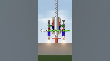 Space Elevator to Mars in Spaceflight Simulator!!