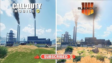 CODM BlackOut Vs Call Of Duty Black Ops 4 || BlackOut Map comparison|