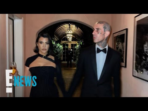 Kourtney Kardashian STRADDLES Travis at Simon Huck's Wedding