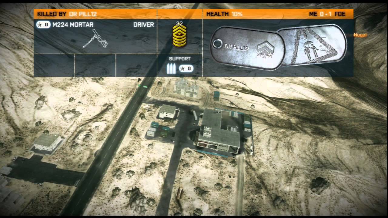 BF3: WTF Mortar Kills Jet