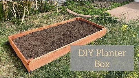 Build Easy Cheap DIY Planter Box Under $30! How To Make