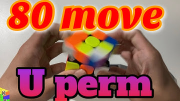 LONGEST U perm (80 Moves)      Part.4