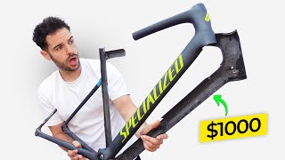 I Cut a Premium Specialized Carbon Fiber Frame in Half... Here Is What I Found!