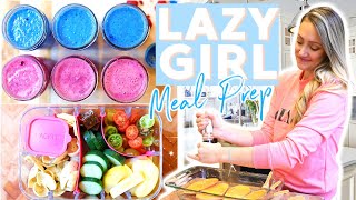 Lazy GIRL MEAL PREP HACKS For Weight Loss || Plant Based Recipe Ideas Myka Stauffer