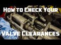 How to check your valve clearances suzuki gsxr1000 engine service time japanese inline 4 tutorial