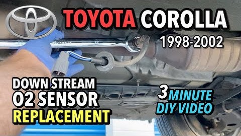 Toyota Corolla - Down Stream Oxygen O2 Sensor Replacement - 1998-2002