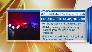 Man arrested after seen driving wrong way on Folly Beach