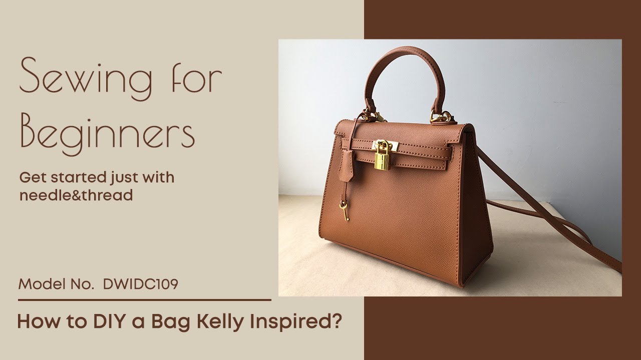 DIY Leather Bag Kit-Beginner, How to Make Your Own Kelly 25