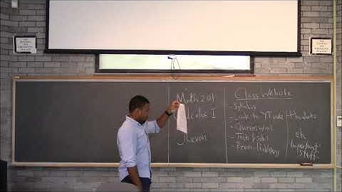 Math 201 Lecture 0 - Class Intro