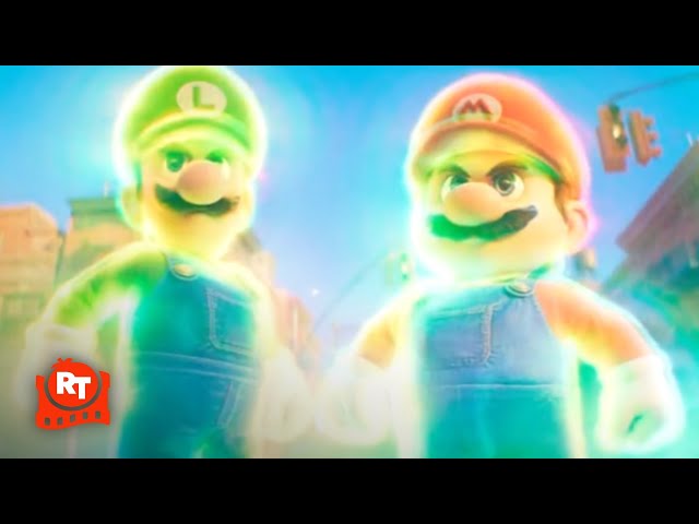 The Super Mario Bros. Movie - Invincible Mario u0026 Luigi Scene | Movieclips class=